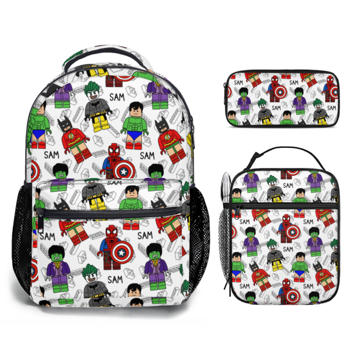 bookbag with lunch box