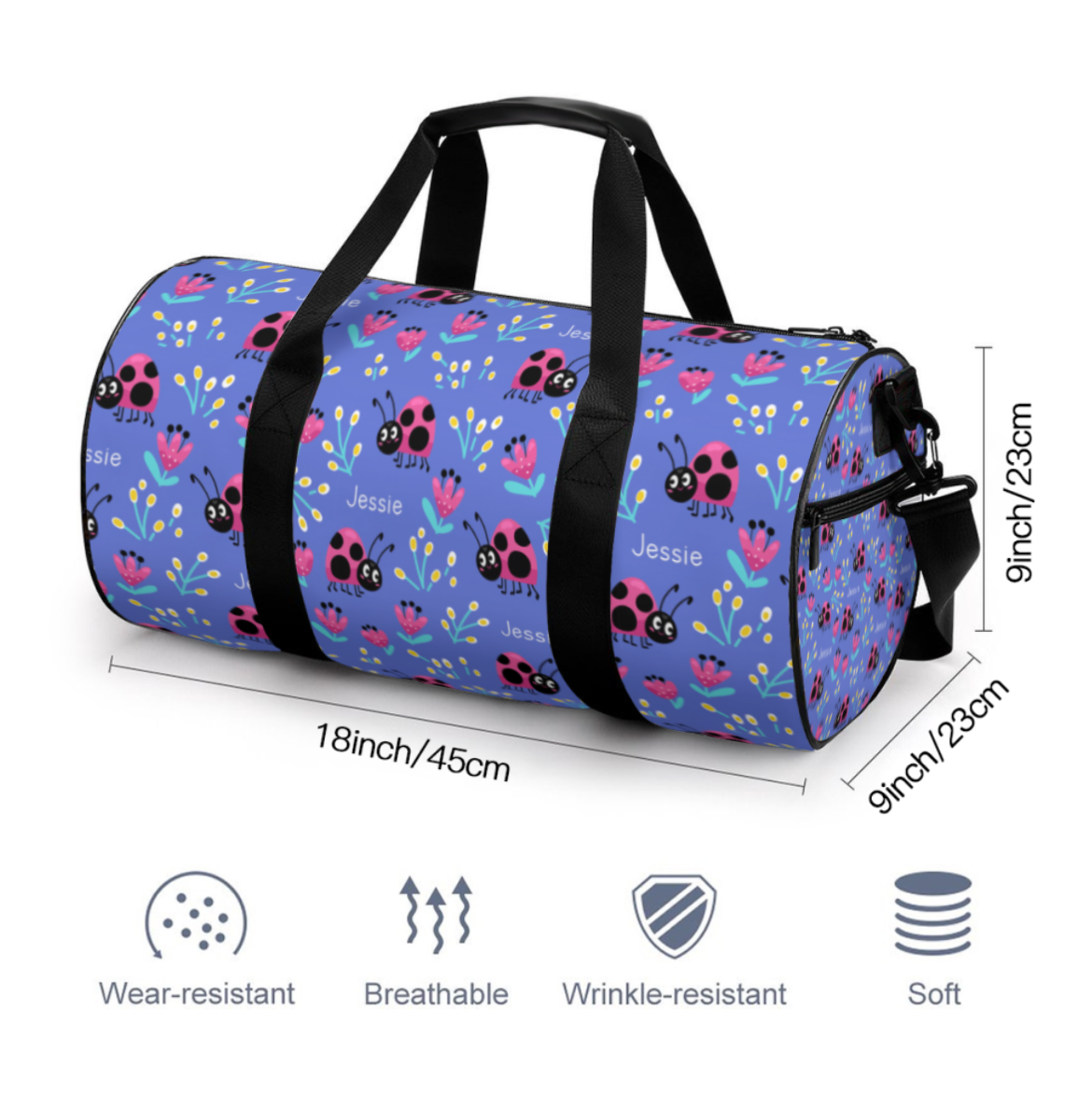 Custom Co Personalised Kids Duffle Bag – The Custom Co