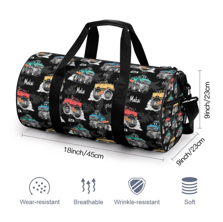 monster jam duffle bag