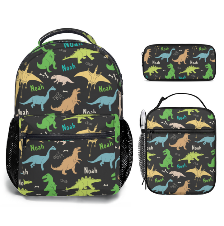 dinosaur backpack lunch bag
