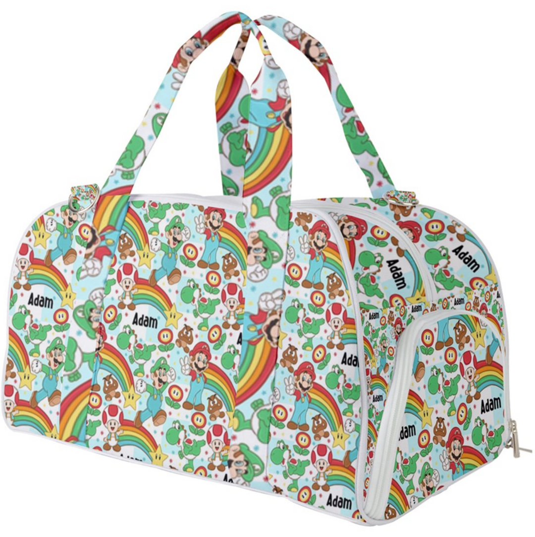 Personalised Kids Duffle Bag Canvas The Custom Co