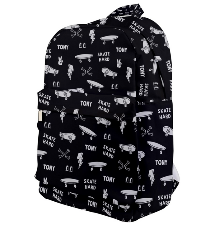 skateboarding kids backpack