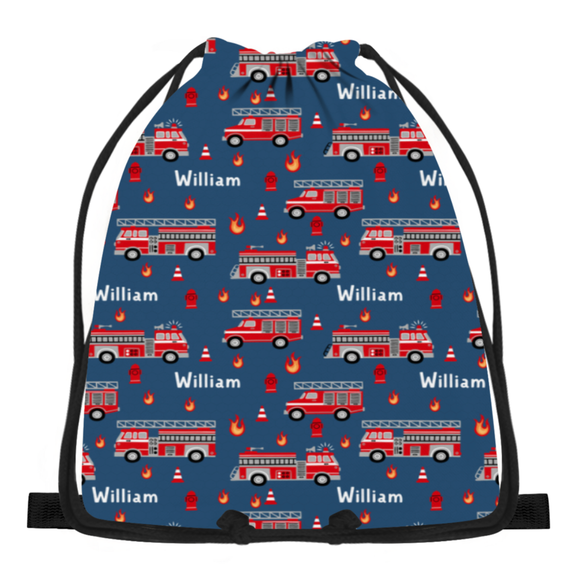 fire truck swim bag