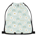floral drawstring bag