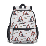 construction personalised daycare backpack