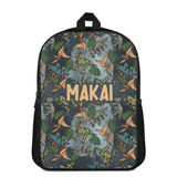 Custom Name Double Pocket School Bag