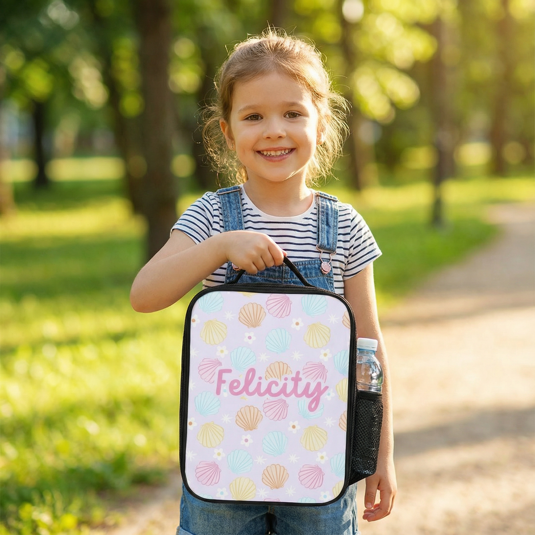 Custom lunch bag - SEASHELLS
