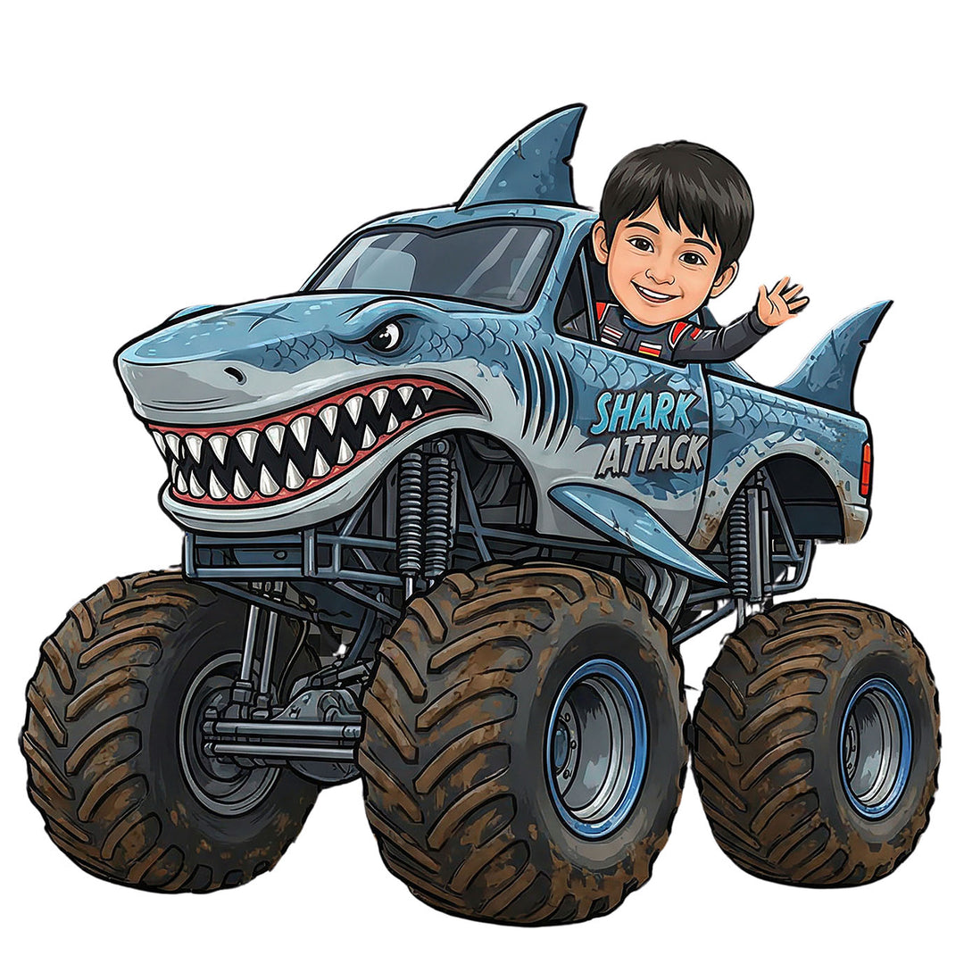 Personalised Photo Face Pillow – Custom Character Cushion