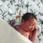 Personalised Kids Luxe Sherpa Blanket - The Custom Co