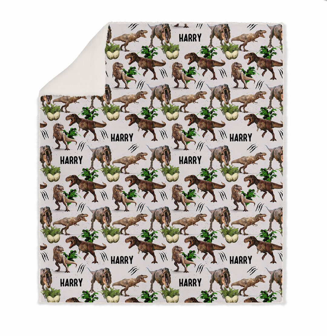 dinosaur kids blanket