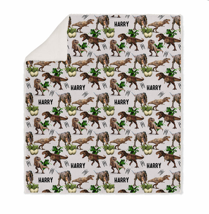 dinosaur kids blanket