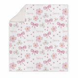 Personalised Kids Luxe Sherpa Blanket