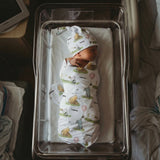Personalised Swaddle & Beanie Set