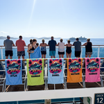 Cruise Crew 2026 beach towel in quick-dry sand-free microfibre, made for family cruise holidays - The Custom Co