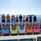 Cruise Crew 2026 beach towel in quick-dry sand-free microfibre, made for family cruise holidays - The Custom Co