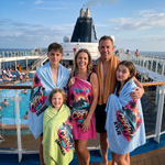 Cruise Crew 2026 beach towel as a cruise gift for the cruise crew