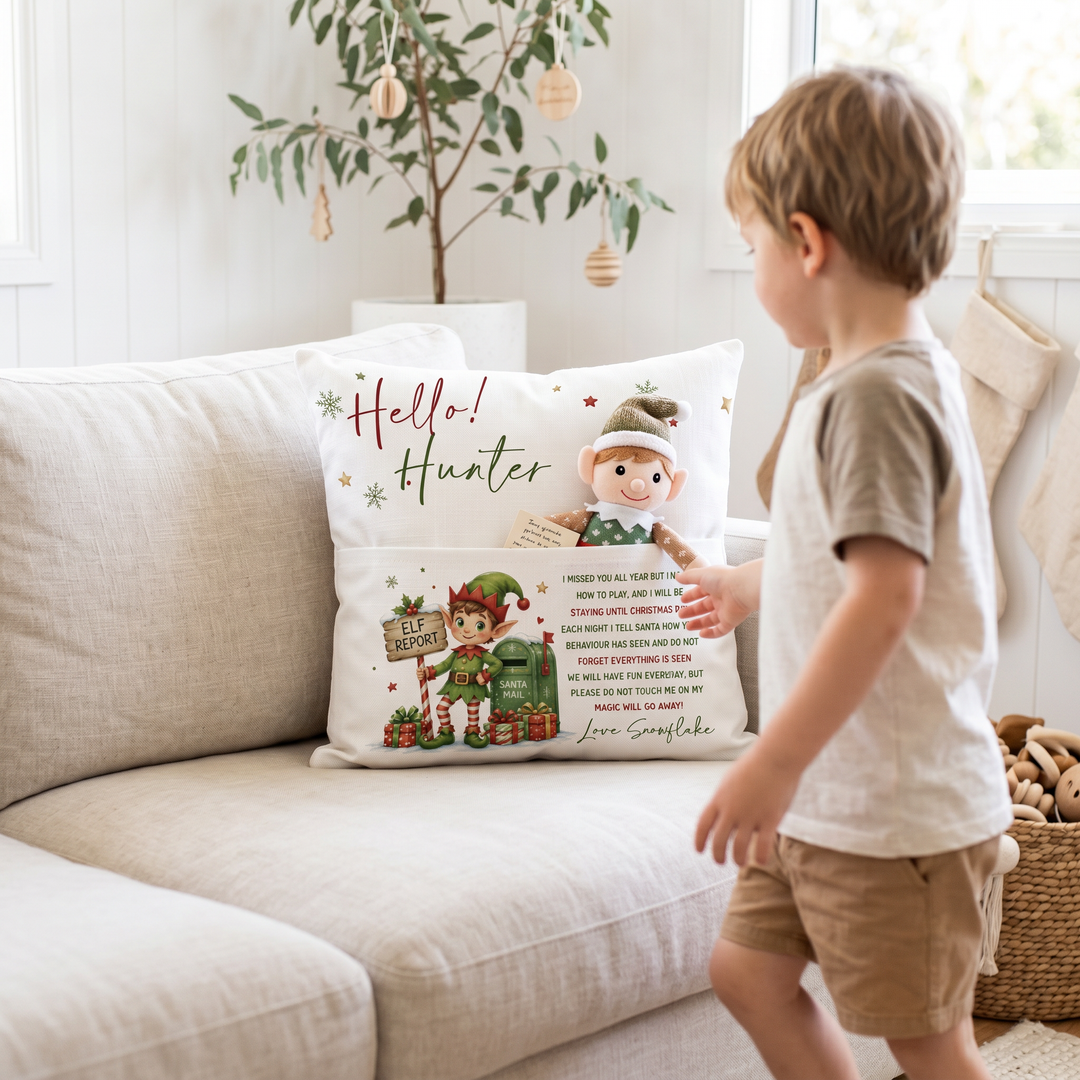 Elf Report Pocket Cushion