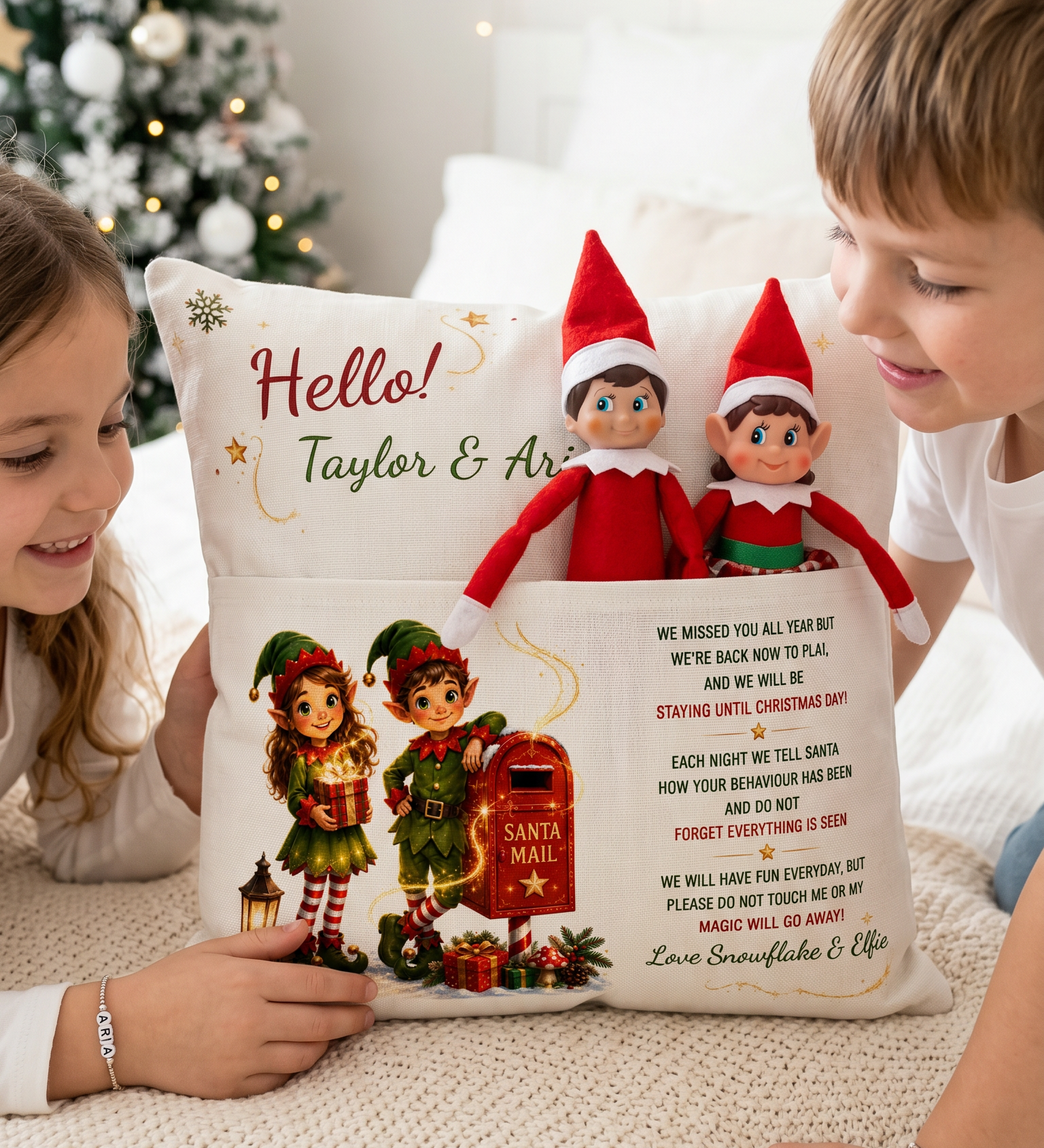 Double Elf Pocket Cushion