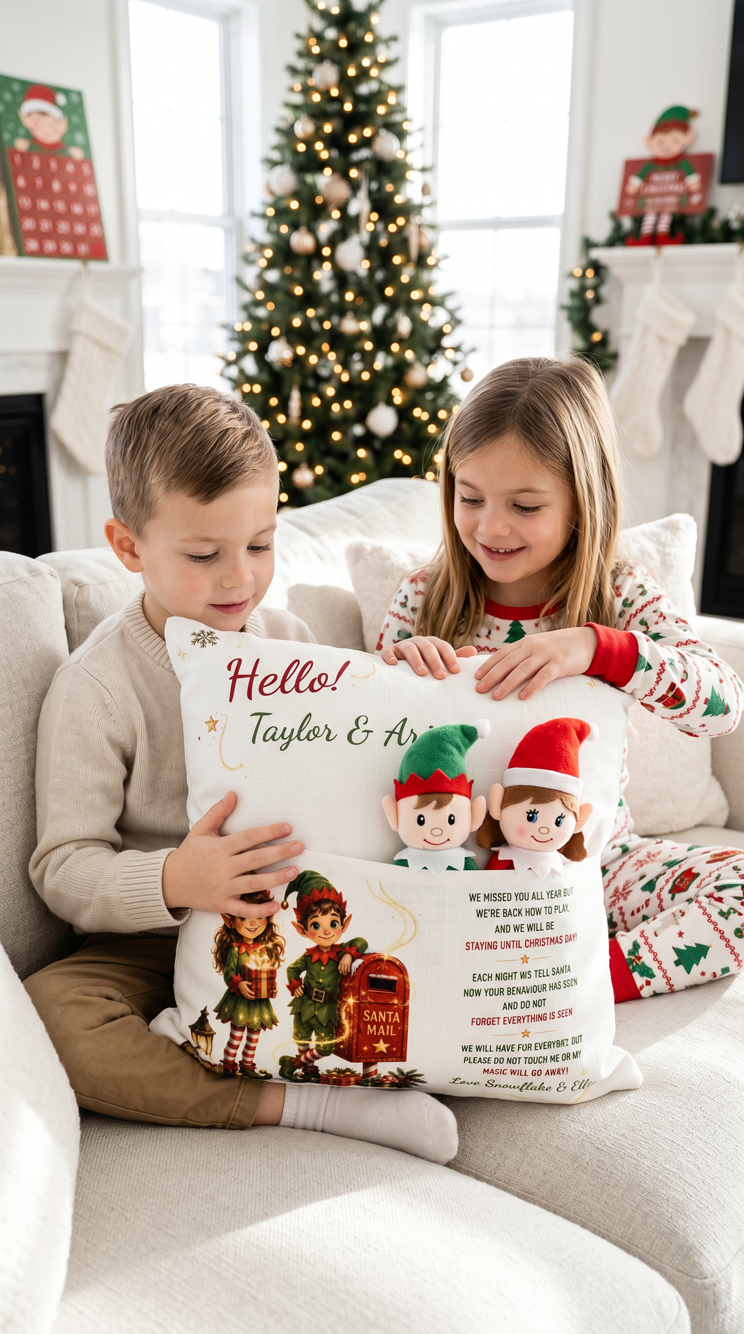 Double Elf Pocket Cushion