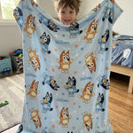 Soft personalised kids blankets with custom names for cozy comfort and snuggles