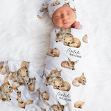 Custom Swaddle Wrap & Beanie