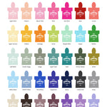 Personalised Sun & Surf Cousin Crew hooded towel name print detail