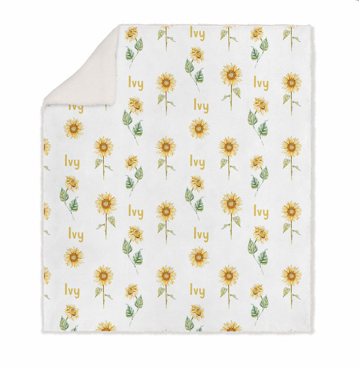 SUNFLOWER BLANKET FOR KIDS