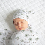 PALM TREE BABY SWADDLE