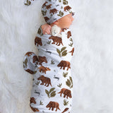 dinosaur baby swaddle
