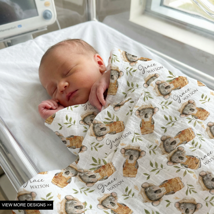 Custom Muslin Swaddle Wrap