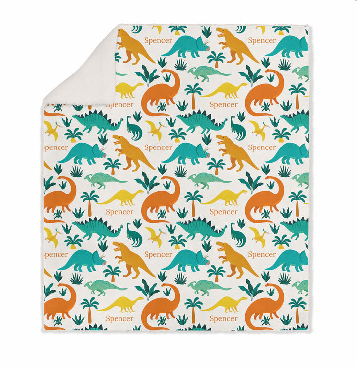 Personalised Kids Luxe Sherpa Blanket