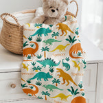personalised baby blankets dino