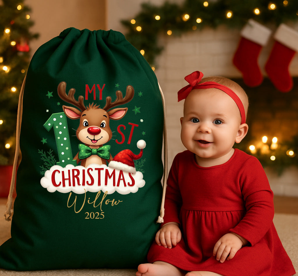my first christmas santa sack