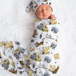 winnie the pooh custom swaddle