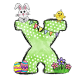 Easter Parade Initial Enamel Mug