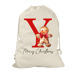 Gingerbread Man Santa Sack