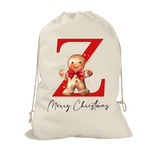 Gingerbread Man Santa Sack